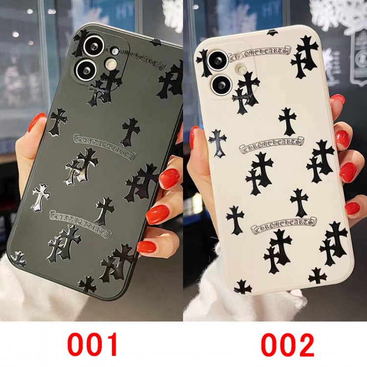 クロムハーツ CHROME HEARTS GALAXY S23 plus ultraケース シリコンカバー ブランド Galaxy s22/s22+/s22ultraスマホカバー 衝撃吸収 フルケース Samsung a53/a73/s21ultra/s20+スマホケース 落下保護 おしゃれ ギャラクシーnote20 ultraケース 流行り 十字架の柄 メンズ 