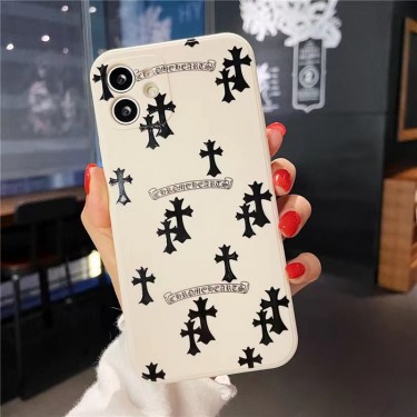 クロムハーツ CHROME HEARTS GALAXY S23 plus ultraケース シリコンカバー ブランド Galaxy s22/s22+/s22ultraスマホカバー 衝撃吸収 フルケース Samsung a53/a73/s21ultra/s20+スマホケース 落下保護 おしゃれ ギャラクシーnote20 ultraケース 流行り 十字架の柄 メンズ 