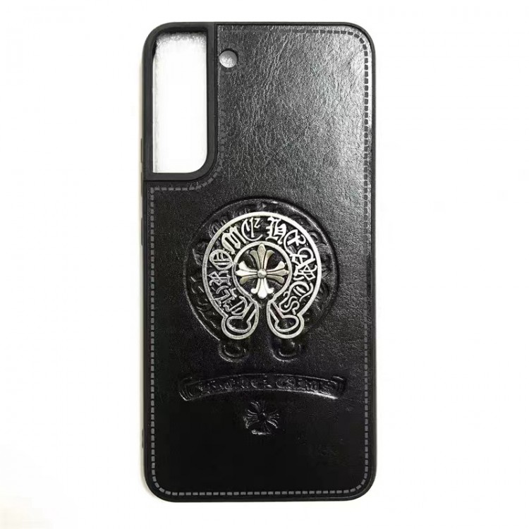 クロムハーツ Galaxy S23 ultra plusスマホケース 流行りデザイン chrome hearts ギャラクシー s22+/s22/s22ultraカバー 薄型 オシャレ ブランド Galaxy s21 s20 plus ultraケース 放熱性よい Samsung note20 ultra/note10スマホカバー 個性 十字架柄 キズ防止 ファッション 男子