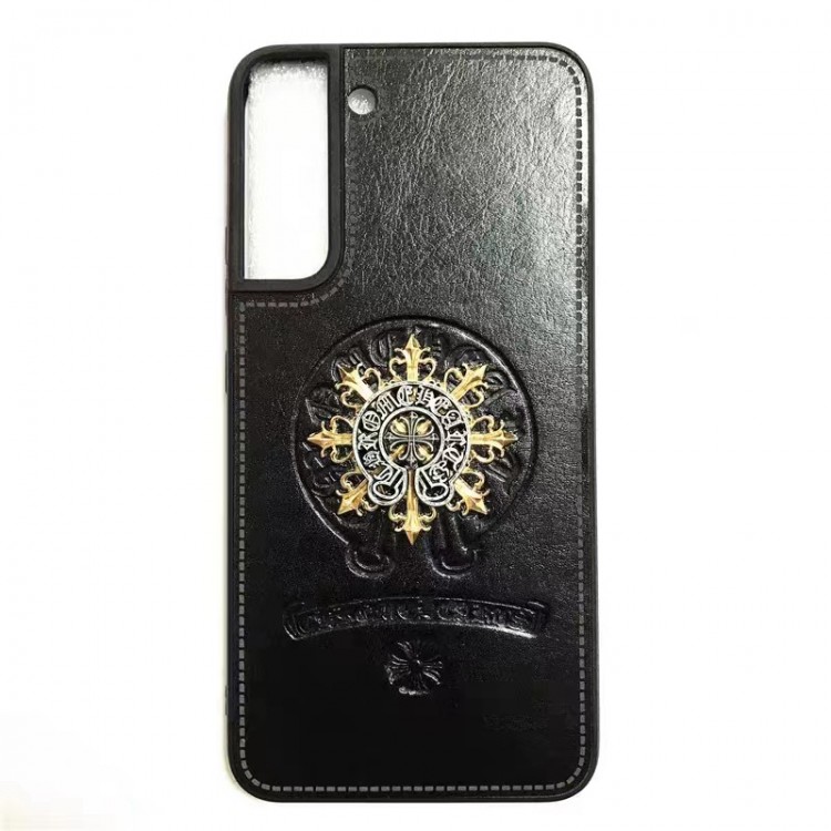 クロムハーツ Galaxy S23 ultra plusスマホケース 流行りデザイン chrome hearts ギャラクシー s22+/s22/s22ultraカバー 薄型 オシャレ ブランド Galaxy s21 s20 plus ultraケース 放熱性よい Samsung note20 ultra/note10スマホカバー 個性 十字架柄 キズ防止 ファッション 男子