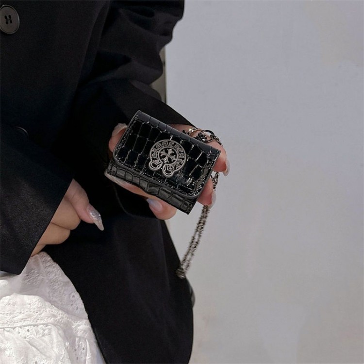 クロムハーツ Chrome Hearts airpods 4 pro2 3カバー 軽量 紛失防止スニーカー形のairpods 4 pro2 proケース ブランド 人気ブランドairpods 4 3/プロ2カバーパロディメンズ向けAirPods 4/3/2/1ケースブランドかっこいい