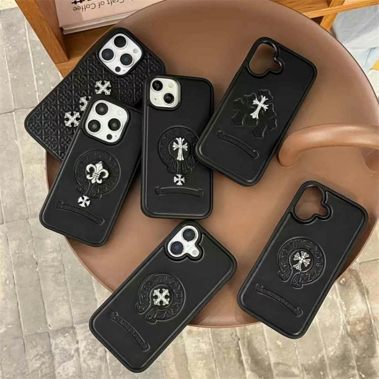 クロムハーツ Chrome HeartsブランドiPhone16  17 plus 15 16pro max 16eケースメンズブランド Chrome Heartsブアップル16+ 16 pro max 16e 14 15 17 proケース激安パロディ クロムハーツiPhone16  17 15pro max 16pro 13 12スマホカバー耐衝撃オシャレ
