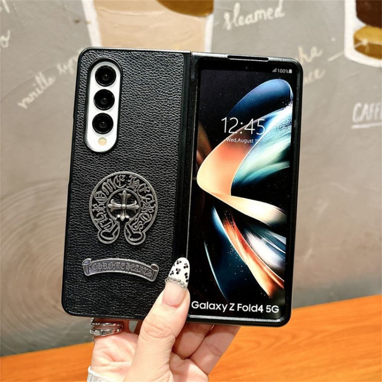 クロムハーツ Chrome Hearts Galaxy Z Flip 7 6 5 4 3ブランドケースメンズ高級感 クロムハーツ galaxy z fold 7 6 5 4 3ケースハイブランドスマホケース男女兼用ハイブランドクロムハーツGalaxy z flip 5 4 3 6 7携帯ケースビジネス