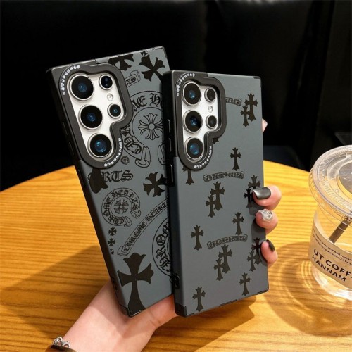 クロムハーツ Chrome HeartsブランドGalaxy s23 plus s24 s25ultraカバーケース 薄型 ファッションgalaxys24 s23 s25 ultra plusケースハイブランドブランドGalaxy s23 s24 ultraカバーアイフォン17 14 15 16ケースカバー 全面保護 かわいい着脱安いのgalaxy s25 s24 s23 s22 s21ケースコピー