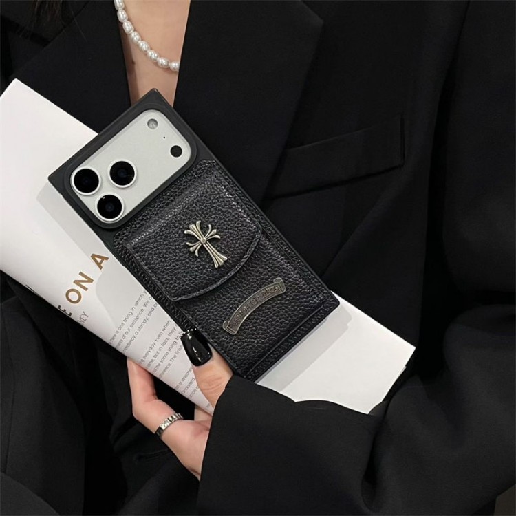 クロムハーツ Chrome Heartsアイフォン16 pro max 17 AIR 15 14 16 plusハイブランドケースiPhone 16 15 plus 16 17pro max Airブランドスマホケースブランドアイフォン16 pro max Air 17 15plus 16プロマックスマホカバー男女兼用