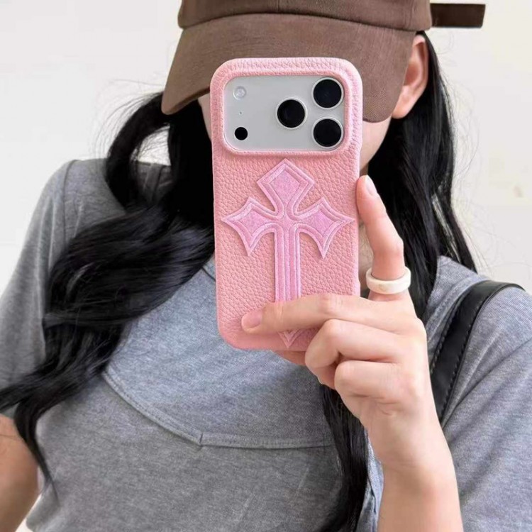 クロムハーツ Chrome HeartsブランドiPhone air 16 17 pro 15 16pro max ケースメンズアイフォン16 pro max 17 AIR 15 14 16 plusハイブランドケースiPhone 16 15 plus 16 17pro max Airブランドスマホケース