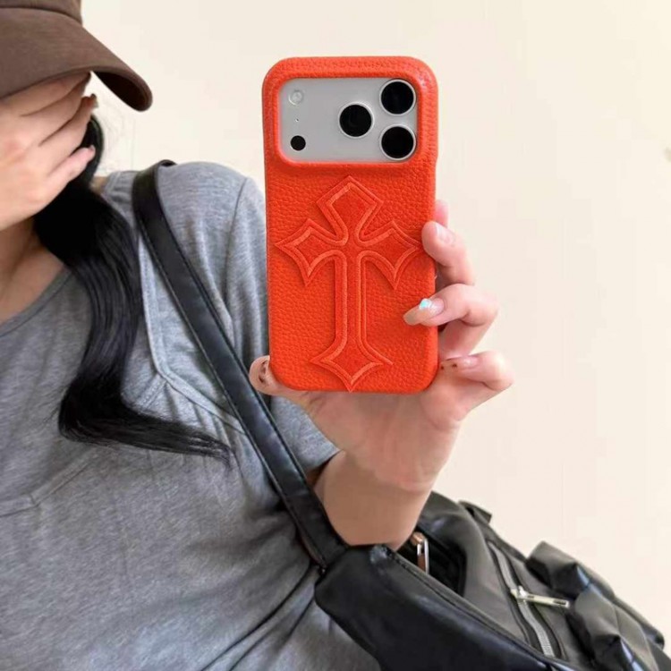 クロムハーツ Chrome HeartsブランドiPhone air 16 17 pro 15 16pro max ケースメンズアイフォン16 pro max 17 AIR 15 14 16 plusハイブランドケースiPhone 16 15 plus 16 17pro max Airブランドスマホケース