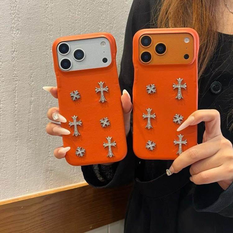 クロムハーツ Chrome Heartsアイフォン16 pro max 17 AIR 15 14 16 plusハイブランドケースブランドアイフォン16 pro max Air 17 15plus 16プロマックスマホカバー男女兼用芸能人愛用するブランドアイフォン17 16 pro15 16 pro maxケースカバー