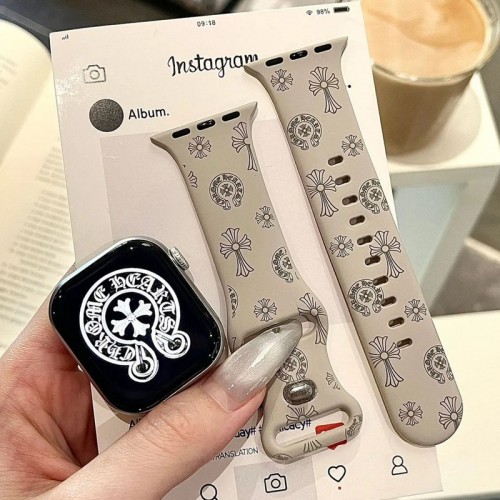 クロムハーツ Chrome Hearts アップルウォッチ11 10 ultra3 49mmブランドベストブランドiwatch 11 7 8 9 10 バンド 丈夫ブランド apple watch se3 ultra 3 10 9 49mmシリコンバンド 痛くないApple Watch 11/se3/10 9 ultra/8/7/6ブランドベルト 流行11り