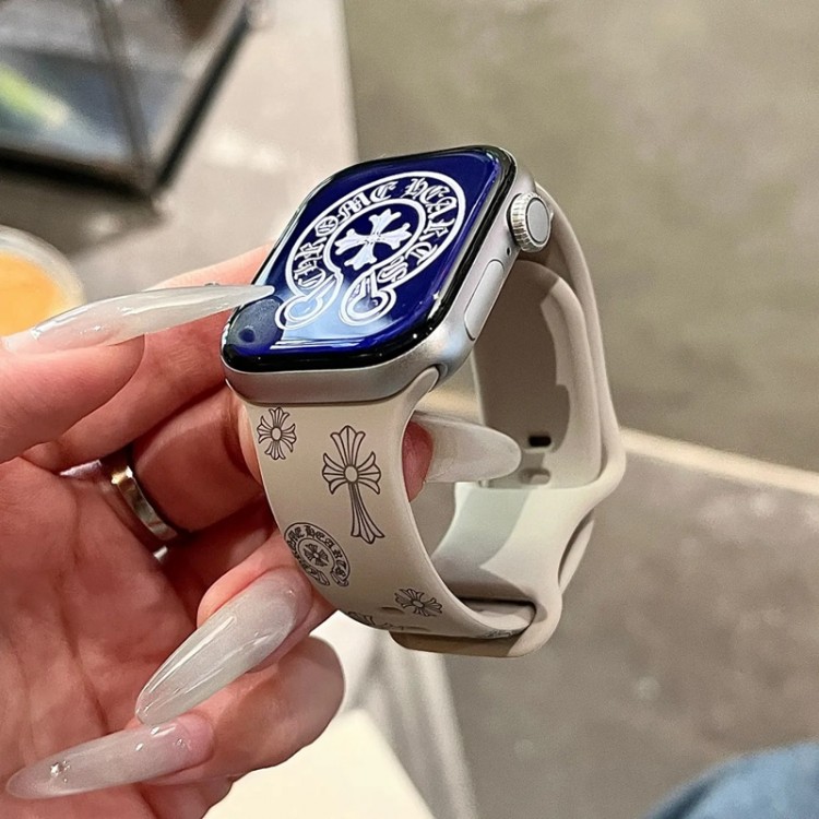 クロムハーツ Chrome Hearts アップルウォッチ11 10 ultra3 49mmブランドベストブランドiwatch 11 7 8 9 10 バンド 丈夫ブランド apple watch se3 ultra 3 10 9 49mmシリコンバンド 痛くないApple Watch 11/se3/10 9 ultra/8/7/6ブランドベルト 流行11り