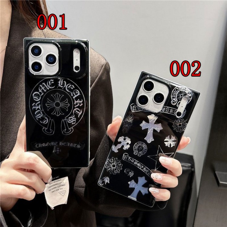 クロムハーツ Chrome Heartsブランドアップル16+ 16 pro max 16e 14 15 17 pro airケース激安パロディiPhone 16 15 plus 16 17pro max Airブランドスマホケースブランドアイフォン16 pro max Air 17 15plus 16プロマックスマホカバー男女兼用