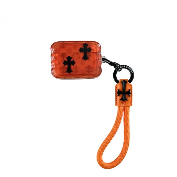 クロムハーツ Chrome Hearts airpods 4 pro3 pro2 3カバー 軽量 紛失防止AirPods 3 4ブランドケース 携帯便利 ファッションかわいいエアーポッズプロ3/4/3/2/1カバー個性メンズ向けAirPods  Pro3/4/3/2/1ケースブランドかっこいい