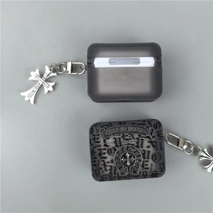 クロムハーツ Chrome Heartsブランドエアーポッズ プロ3 pro2 4 3 2 max保護ケースかわいいエアーポッズプロ3/4/3/2/1カバー個性メンズ向けAirPods  Pro3/4/3/2/1ケースブランドかっこいいブランド若者オシャレエアーポッズ4 3 pro2/proケース耐衝撃