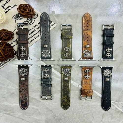 クロムハーツ Chrome Heartsブランド Apple Watch11 ultra3 10 9 ultra2 バンド 華奢革 交換バンド高級感 Apple Watch 11 se3 10 9 8 7 se2/6/5/4/3/2/1ベルト 軽量 フィット 通気性ハイブランドアップルウォッチUltra3/11/10 9 8/se2革ベルト 耐久性ブランド apple watch se3 ultra 3 10 9 49mmシリコンバンド 痛くない