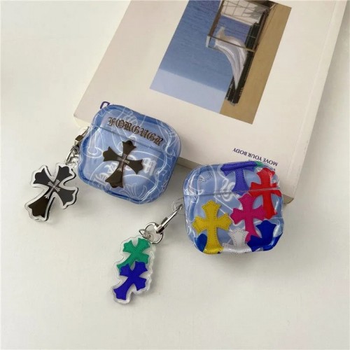 クロムハーツ Chrome Heartsブランドエアーポッズ プロ3 pro2 4 3 2 max保護ケースairpods 4 pro3 pro2 3カバー 軽量 紛失防止かわいいエアーポッズプロ3/4/3/2/1カバー個性メンズ向けAirPods  Pro3/4/3/2/1ケースブランドかっこいい