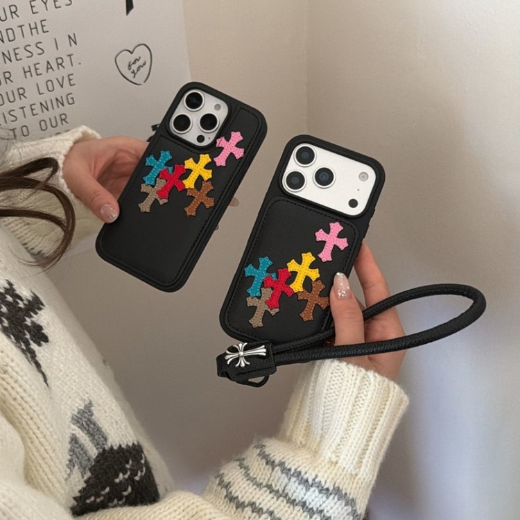 クロムハーツ Chrome HeartsブランドiPhone air 16 17 pro 15 16pro max ケースメンズアイフォン16 pro max 17 AIR 15 14 16 plusハイブランドケースiPhone16 17 air 15pro max 16pro 13 12スマホカバー耐衝撃オシャレ