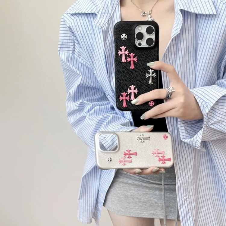 クロムハーツ Chrome Heartsアイフォン16 pro max 17 AIR 15 14 16 plusハイブランドケースブランドアイフォン16 pro max Air 17 15plus 16プロマックスマホカバー男女兼用アップル AIR 17 16e 15 pro max 16 plusケース全機種対応パロディ