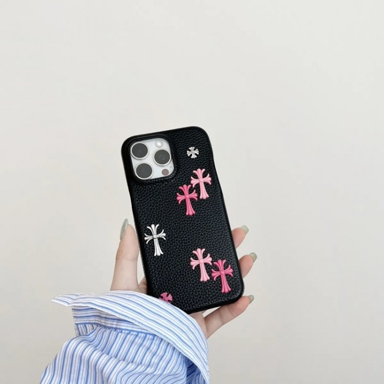 クロムハーツ Chrome Heartsアイフォン16 pro max 17 AIR 15 14 16 plusハイブランドケースブランドアイフォン16 pro max Air 17 15plus 16プロマックスマホカバー男女兼用アップル AIR 17 16e 15 pro max 16 plusケース全機種対応パロディ