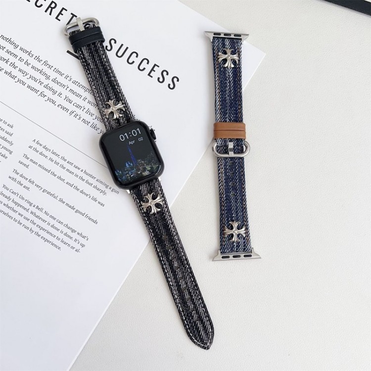 クロムハーツ Chrome Heartsブランド Apple Watch11 ultra3 10 9 ultra2 バンド 華奢革 交換バンド アップルウォッチ11 10 ultra3 49mmブランドベルト高級感 Apple Watch 11 se3 10 9 8 7 se2/6/5/4/3/2/1ベルト 軽量 フィット 通気性Apple Watch 11/se3/10 9 ultra/8/7/6ブランドベルト 流行11り