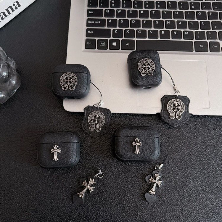 クロムハーツ Chrome Heartsブランドエアーポッズ プロ3 pro2 4 3 2 max保護ケースairpods 4 pro3 pro2 3カバー 軽量 紛失防止AirPods 3 4ブランドケース 携帯便利 ファッションメンズ向けAirPods  Pro3/4/3/2/1ケースブランドかっこいい