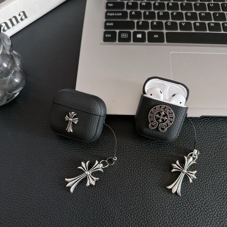 クロムハーツ Chrome Heartsブランドエアーポッズ プロ3 pro2 4 3 2 max保護ケースairpods 4 pro3 pro2 3カバー 軽量 紛失防止AirPods 3 4ブランドケース 携帯便利 ファッションメンズ向けAirPods  Pro3/4/3/2/1ケースブランドかっこいい