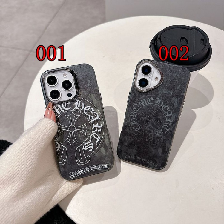 クロムハーツ Chrome HeartsブランドiPhone air 16 17 pro 15 16pro max ケースメンズブランドアップル16+ 16 pro max 16e 14 15 17 pro airケース激安パロディiPhone16 17 air 15pro max 16pro 13 12スマホカバー耐衝撃オシャレ