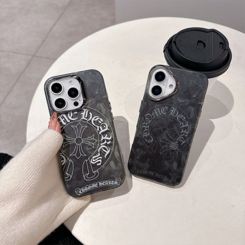 クロムハーツ Chrome HeartsブランドiPhone air 16 17 pro 15 16pro max ケースメンズブランドアップル16+ 16 pro max 16e 14 15 17 pro airケース激安パロディiPhone16 17 air 15pro max 16pro 13 12スマホカバー耐衝撃オシャレ