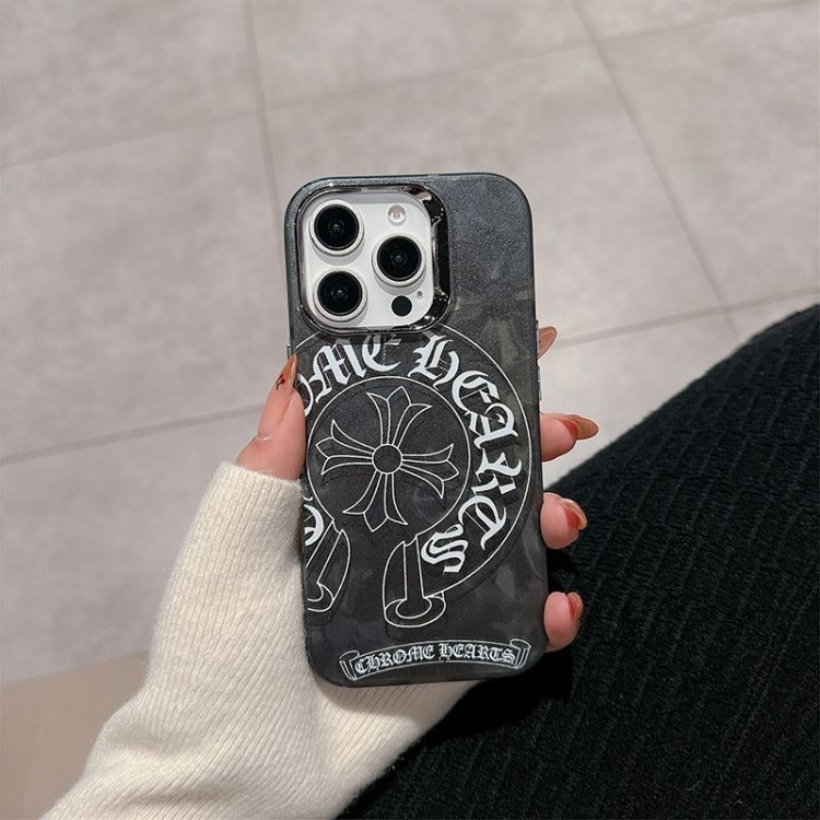 クロムハーツ Chrome HeartsブランドiPhone air 16 17 pro 15 16pro max ケースメンズブランドアップル16+ 16 pro max 16e 14 15 17 pro airケース激安パロディiPhone16 17 air 15pro max 16pro 13 12スマホカバー耐衝撃オシャレ