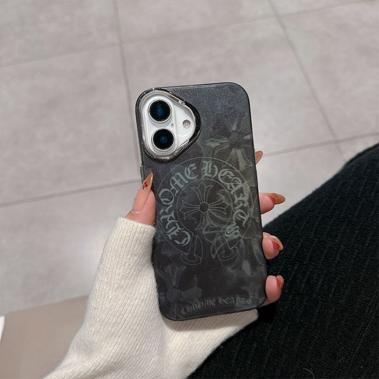 クロムハーツ Chrome HeartsブランドiPhone air 16 17 pro 15 16pro max ケースメンズブランドアップル16+ 16 pro max 16e 14 15 17 pro airケース激安パロディiPhone16 17 air 15pro max 16pro 13 12スマホカバー耐衝撃オシャレ