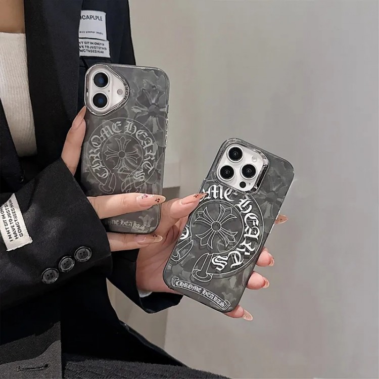 クロムハーツ Chrome HeartsブランドiPhone air 16 17 pro 15 16pro max ケースメンズブランドアップル16+ 16 pro max 16e 14 15 17 pro airケース激安パロディiPhone16 17 air 15pro max 16pro 13 12スマホカバー耐衝撃オシャレ