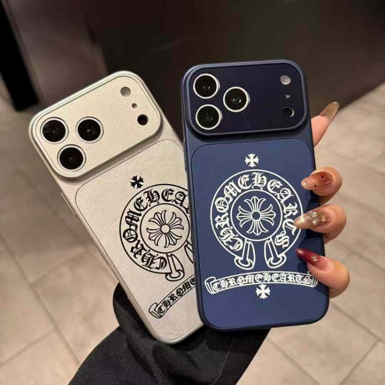 クロムハーツ Chrome Heartsブランドアップル16+ 16 pro max 16e 14 15 17 pro airケース激安パロディブランドアイフォン16 pro max Air 17 15plus 16プロマックスマホカバー男女兼用芸能人愛用するブランドアイフォン17 16 pro15 16 pro maxケースカバー
