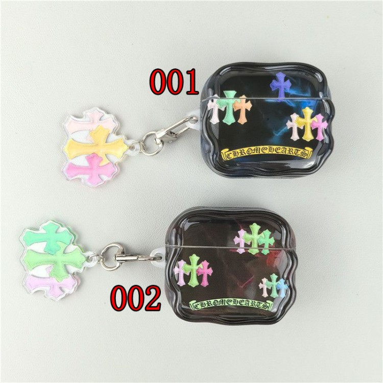 クロムハーツ Chrome Hearts airpods 4 pro3 pro2 3カバー 軽量 紛失防止AirPods 3 4ブランドケース 携帯便利 ファッションスニーカー形のairpods 4 pro2 pro3ケース ブランド 人気メンズ向けAirPods  Pro3/4/3/2/1ケースブランドかっこいい