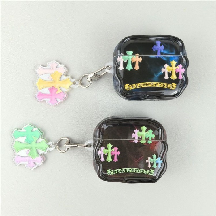 クロムハーツ Chrome Hearts airpods 4 pro3 pro2 3カバー 軽量 紛失防止AirPods 3 4ブランドケース 携帯便利 ファッションスニーカー形のairpods 4 pro2 pro3ケース ブランド 人気メンズ向けAirPods  Pro3/4/3/2/1ケースブランドかっこいい