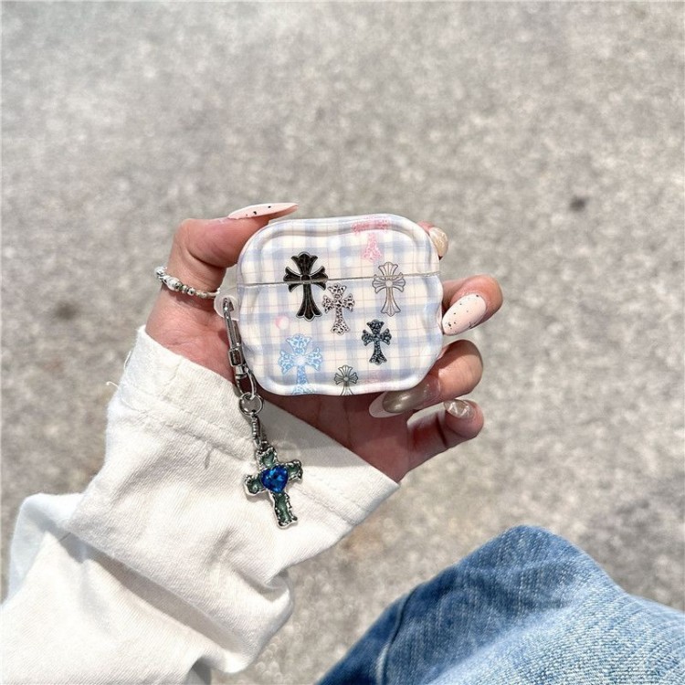 クロムハーツ Chrome Hearts AirPods 3 4ブランドケース 携帯便利 ファッションかわいいエアーポッズプロ3/4/3/2/1カバー個性ブランドairpods 4 3/プロ2/ プロ3カバーパロディメンズ向けAirPods  Pro3/4/3/2/1ケースブランドかっこいい