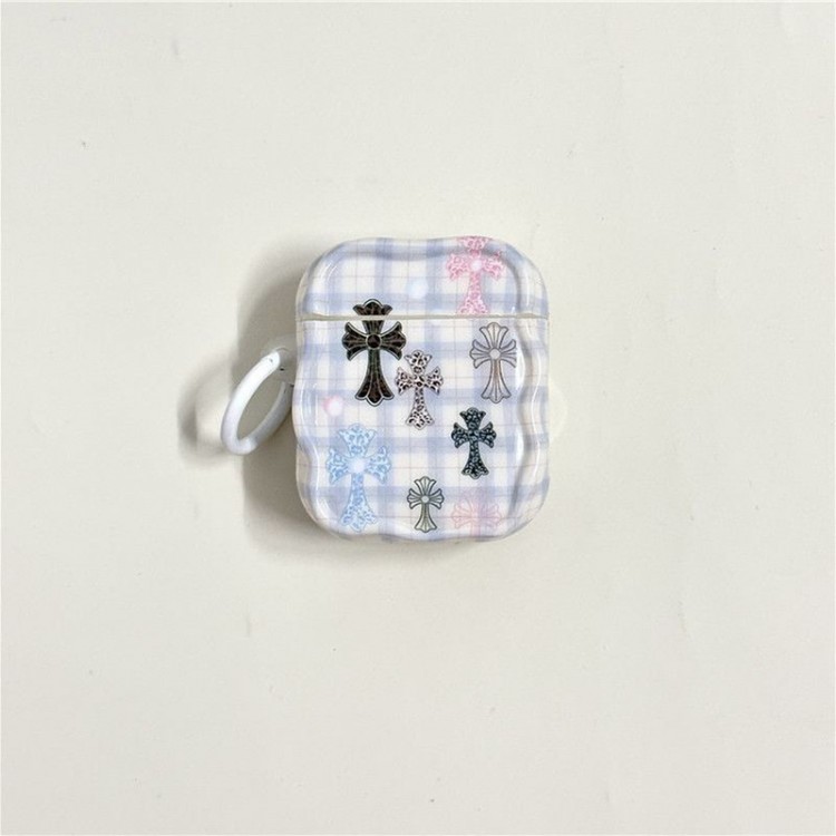 クロムハーツ Chrome Hearts AirPods 3 4ブランドケース 携帯便利 ファッションかわいいエアーポッズプロ3/4/3/2/1カバー個性ブランドairpods 4 3/プロ2/ プロ3カバーパロディメンズ向けAirPods  Pro3/4/3/2/1ケースブランドかっこいい