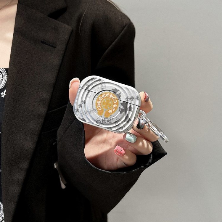 クロムハーツ Chrome Heartsブランドエアーポッズ プロ3 pro2 4 3 2 max保護ケースairpods 4 pro3 pro2 3カバー 軽量 紛失防止スニーカー形のairpods 4 pro2 pro3ケース ブランド 人気ブランドairpods 4 3/プロ2/ プロ3カバーパロディ