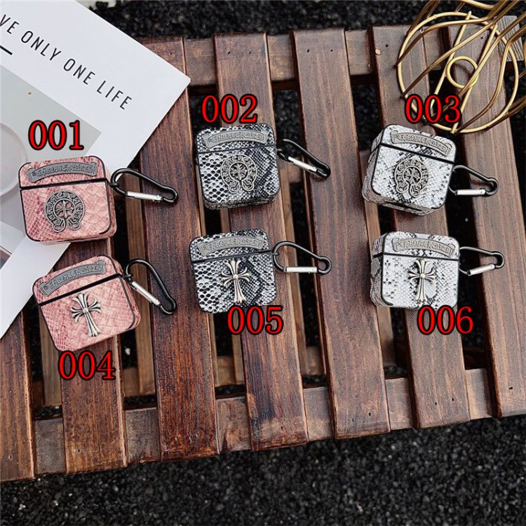 クロムハーツ Chrome Heartsブランドエアーポッズ プロ3 pro2 4 3 2 max保護ケースairpods 4 pro3 pro2 3カバー 軽量 紛失防止AirPods 3 4ブランドケース 携帯便利 ファッションブランド若者オシャレエアーポッズ4 3 pro2/proケース耐衝撃