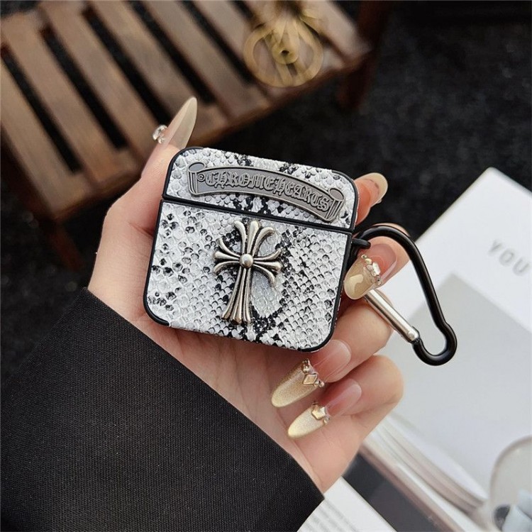 クロムハーツ Chrome Heartsブランドエアーポッズ プロ3 pro2 4 3 2 max保護ケースairpods 4 pro3 pro2 3カバー 軽量 紛失防止AirPods 3 4ブランドケース 携帯便利 ファッションブランド若者オシャレエアーポッズ4 3 pro2/proケース耐衝撃