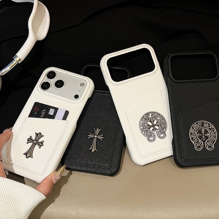 クロムハーツ Chrome Hearts iPhone 16 15 plus 16 17pro max AirブランドスマホケースiPhone16 17 air 15pro max 16proカバー耐衝撃オシャレアップル AIR 17 16e 15 pro max 16 plusケース全機種対応パロディ