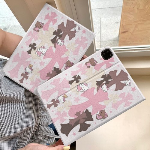 クロムハーツ Chrome Heartsブランド アイパッド11/10/9/8カバー 耐衝撃ipad pro12.9インチカバーブランド男女愛用ハイブランド アイパッド11 10th 2025ケース激安アイパッド ポロ12.9/11インチケースカバー多機能性