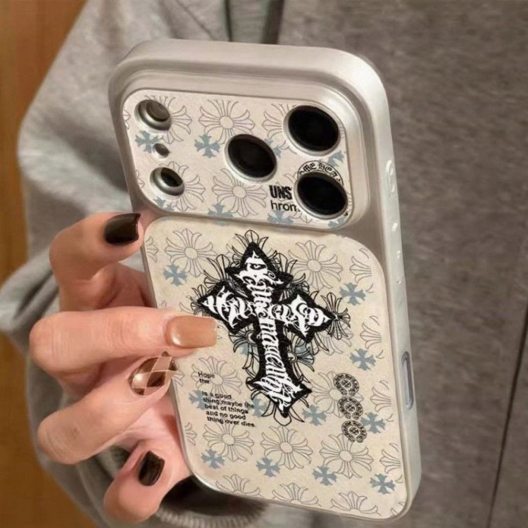 クロムハーツ Chrome HeartsブランドiPhone air 16 17 pro 15 16pro max ケースメンズiPhone 16 15 plus 16 17pro max Airブランドスマホケースアップル AIR 17 16e 15 pro max 16 plusケース全機種対応パロディ