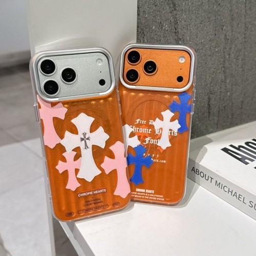 クロムハーツ Chrome Hearts iPhone 16 15 plus 18 17pro max Airブランドスマホケース芸能人愛用するブランドアイフォン18pro max 17 16 pro15 16 pro maxケースカバーアップル 18 AIR 17 16e 15 pro max 16 plusケース全機種対応パロディ