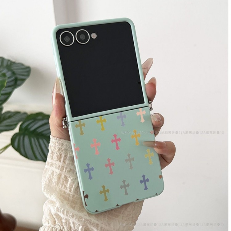 クロムハーツ Chrome Hearts Galaxy Z Flip8 7 6 5 4 3ブランドケースメンズブランドスマホケース男女兼用かわいいsamsung z flip8 7 6 5 4ケースカバー激安大人っぽい ギャラクシーz flip8 7 4 5 6ブランドスマホカバー