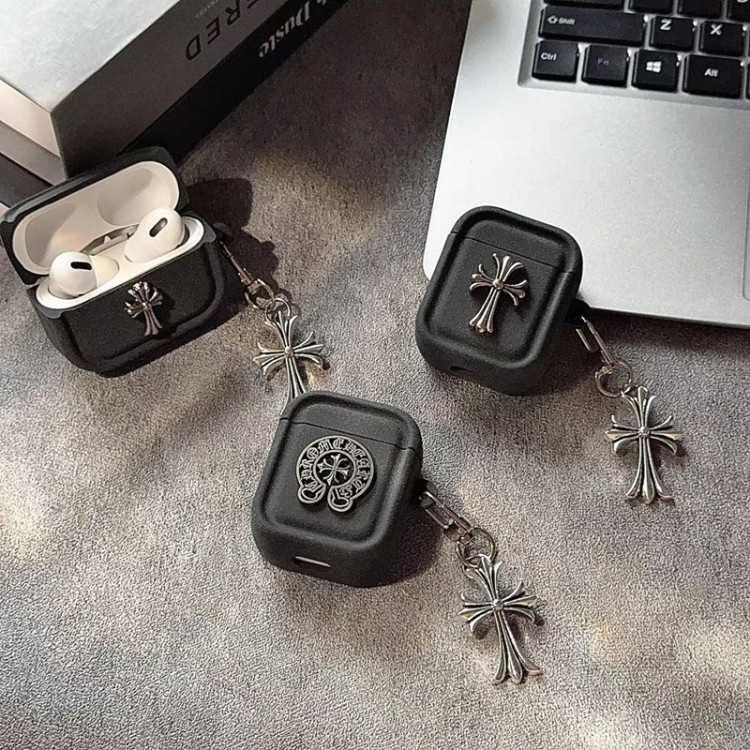 クロムハーツ Chrome Heartsかわいいエアーポッズ 5 /プロ3/4/3/2/1カバー個性 airpods 5 4 pro2 pro3ケース ブランド 人気ブランドairpods 5 /4 3/プロ2/ プロ3カバーパロディブランド若者オシャレエアーポッズ 5 4 3 pro2/proケース耐衝撃