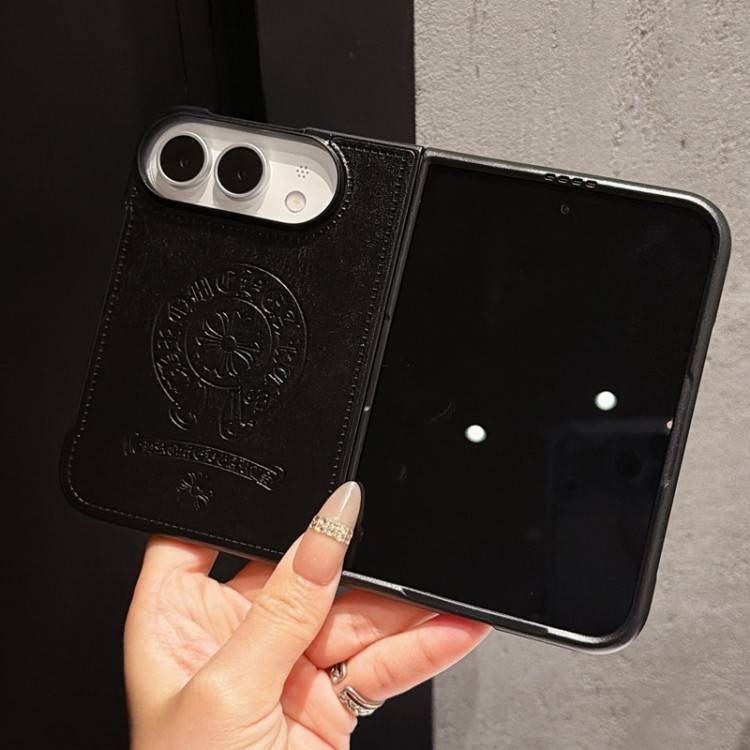 クロムハーツiPhone Duo 折りたたみケース Chrome Heartsブランドギャラクシーz flip 8 7 6 4 5 fold6 5 4 3 7 8 ultraスマホカバースムーズ高級感galaxy z fold 8 ultra 7 6 5 4 3ケース ハイブランドアイフォン Duo スマホケース 男女兼用 かわいいsamsung z fold 8 ultra 7 6 5 4 flip8 7 6 5 4ケースカバー激安