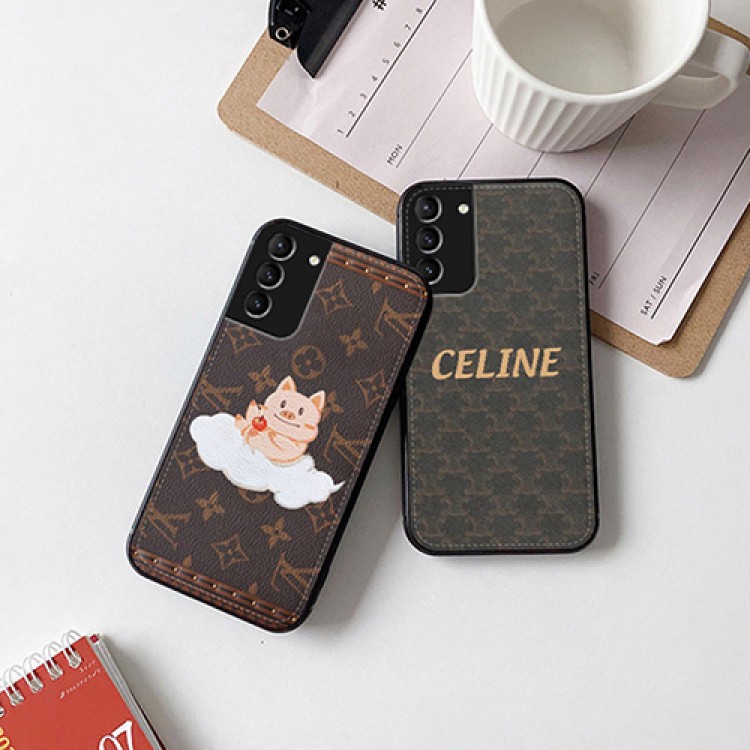 Celine/セリーヌ iPhone14/14+/14pro/14pro maxケース 復古 グッチ GALAXY s22/s22+/s22ultraスマホケース 高級革紋 経典モノグラム ブランドLV ギャラクシーs21/21ultra/s21+/a53フルカバー レンズ保護 おしゃれ 耐衝撃 オーダーメイド ペア カップル