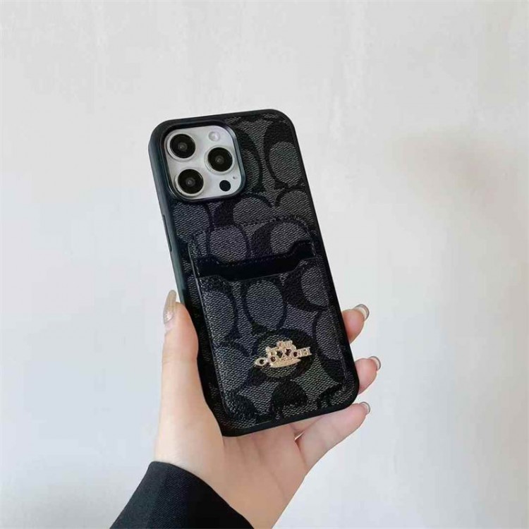 Coach コーチブランドiPhone16  17 pro 15 16pro max 16eケースメンズiPhone 16 15 plus 16 17pro max airブランドスマホケースアップル17air 16e 15 pro max 16 plusケース全機種対応パロディ