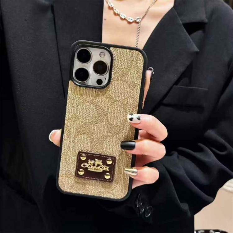 Coach コーチブランドiPhone16  17 pro 15 16pro max 16eケースメンズブランドアップル16+ 16 pro max 16e 14 15 17 pro airケース激安パロディiPhone16 17 air 15pro max 16pro 13 12スマホカバー耐衝撃オシャレ