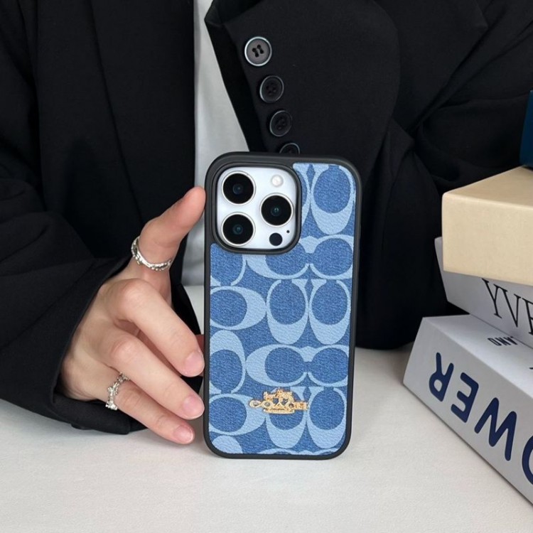 Coach コーチブランドiPhone16  17 pro 15 16pro max 16eケースメンズブランドアイフォン16 pro max  17 15plus 16プロマックスマホカバー男女兼用アップル17air 16e 15 pro max 16 plusケース全機種対応パロディ