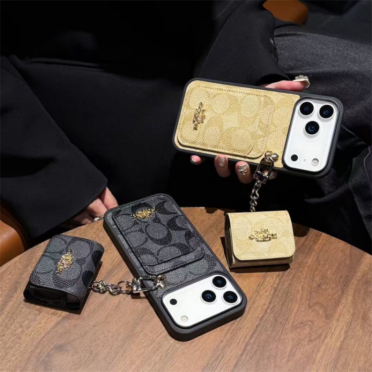 Coach コーチiPhone 16 15 plus 16 17pro max AirブランドスマホケースiPhone16 17 air 15pro max 16pro airpods 4 3 pro3 pro2スマホカバー耐衝撃オシャレアップル AIR 17 16e 15 pro max 16 plusケース全機種対応パロディ
